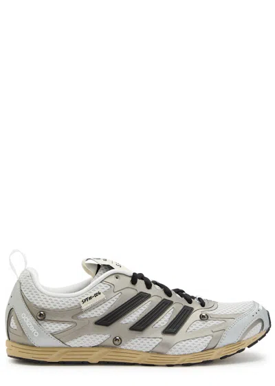 Adidas Originals Adidas X Wales Bonner X Sftm Adizero Panelled Mesh Sneakers In Gray