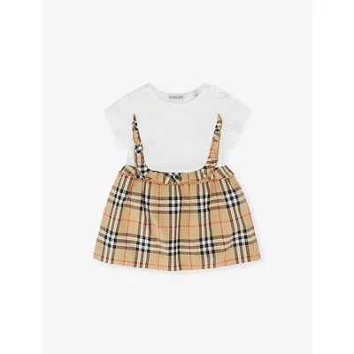 Burberry Check-pattern Dress In Multi