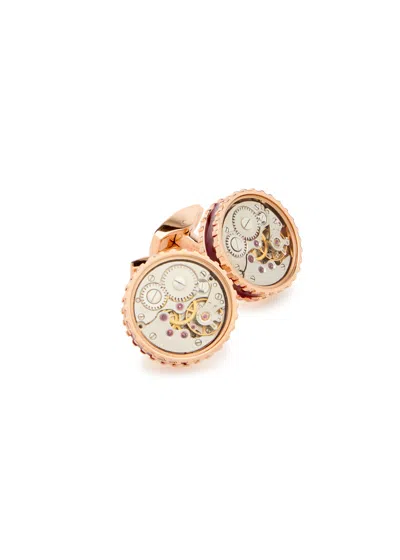 Tateossian Skeleton Cufflinks In Gold