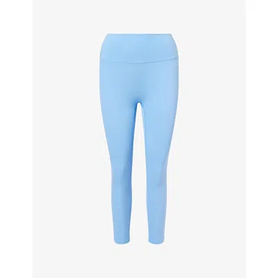 Adanola Womens Ice Blue Ultimate Regular-fit Jersey Gym Leggings In Blue