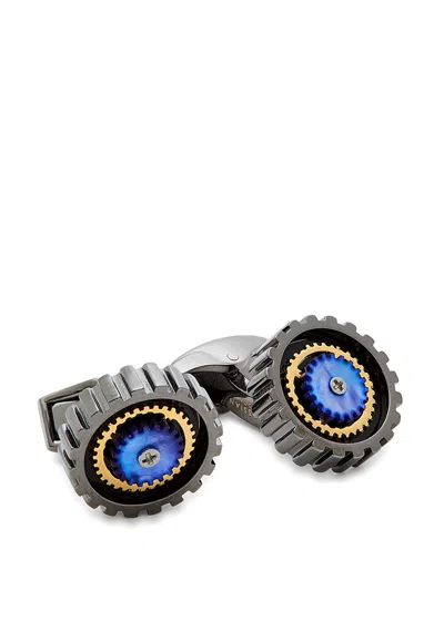 Tateossian Rotating Gears Cufflinks In Metallic