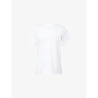 On Womens White Focus Short-sleeve Cott Blend T-shirt Xs In White