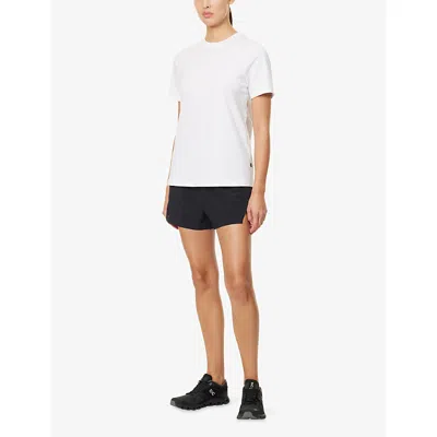 On Womens White Focus Short-sleeve Cott Blend T-shirt Xs In White