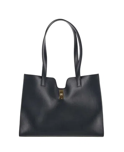 Celine Cabas 16 In Smooth Calfskin In Black