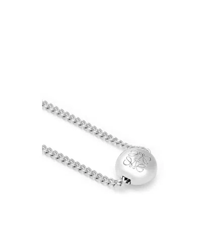 Loewe Pebble Bracelet In Sterling Silver In Silver