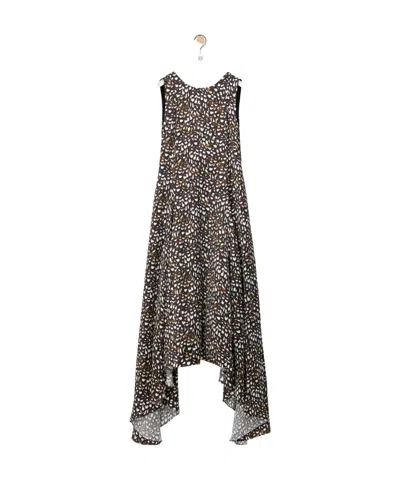 Loewe Dress In Viscose In Animal Print