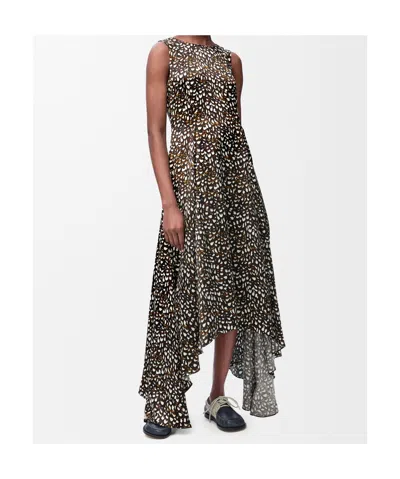 Loewe Dress In Viscose In Animal Print