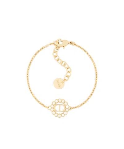 Dior Petit Cd Circle Bracelet In Gold