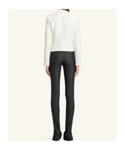 Courrèges Buckle-neck Logo-detail City Jacket In Animal Print