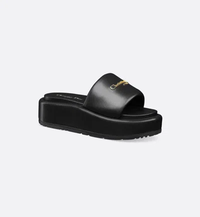 Dior D-lane Platform Slide In Multi