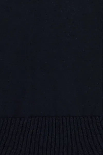 Jil Sander Midnight Blue Cotton Sweater In Blue