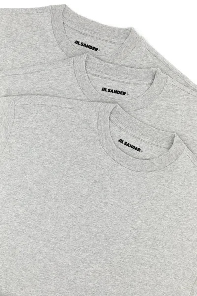 Jil Sander Three Long-sleeves T-shirt In Gray