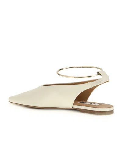 Jil Sander Ring Embellished Ballerinas In Multi