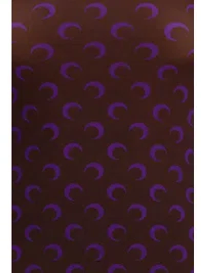 Marine Serre Moon Printed Jersey Second Skin Highneck In Multi