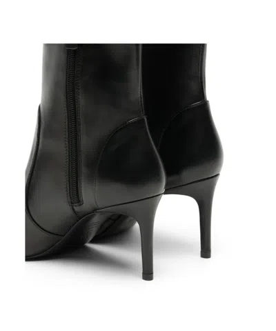 Stuart Weitzman 75mm Stuart Power Zip-detail Pointed-toe Boots In Animal Print