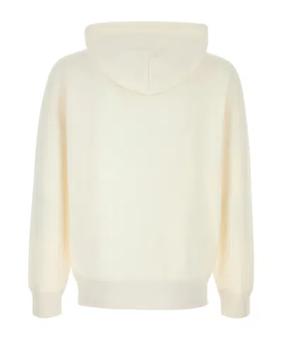 Polo Ralph Lauren Rl Western-logo Fleece Hoodie In White