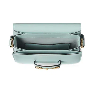 Gucci Horsebit 1955 Small Shoulder Bag In Blue