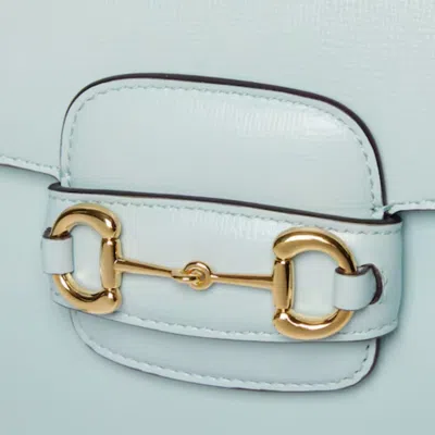 Gucci Horsebit 1955 Small Shoulder Bag In Blue