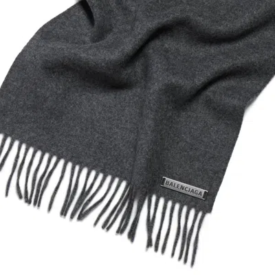 Balenciaga Women's Scarf In Grey In Brown