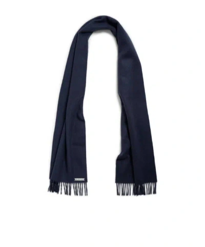 Balenciaga Women's Scarf In Navy In Brown