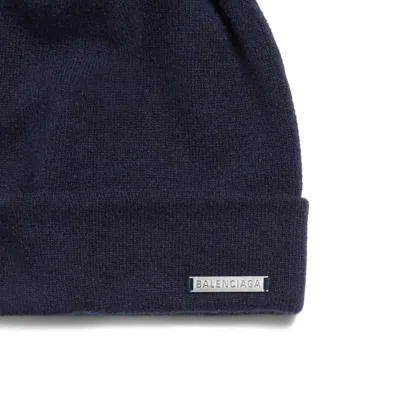 Balenciaga Women's Beanie In Navy In Blue
