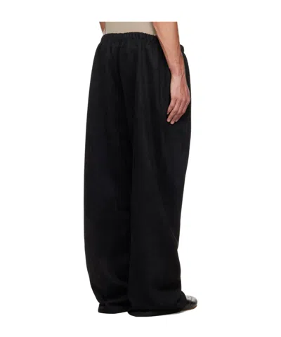 Essentials Elastic Waist Casual Pants In Animal Print