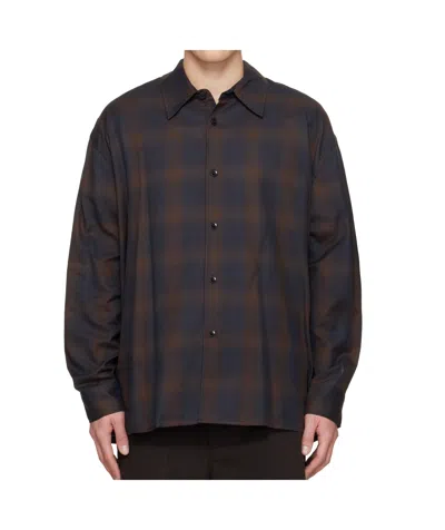 Studio Nicholson Strike Shirt In Blue