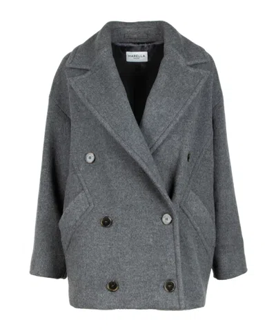 Marella Double-breasted Jacket In Gray