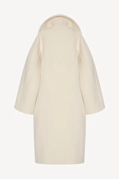 The Row Regino Double-breasted Oversized Wool Coat In Pattern