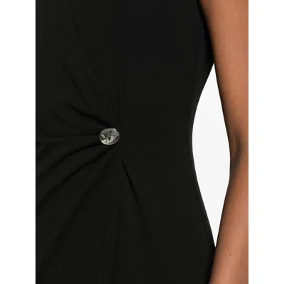 Calvin Klein Straight Cut Dress In Black