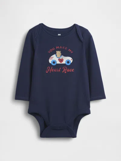 Gap Baby First Favorites Organic Cotton Graphic Bodysuit In Multi