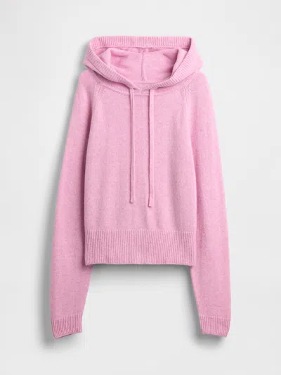 Gap Cashsoft Sweater Hoodie In Pink