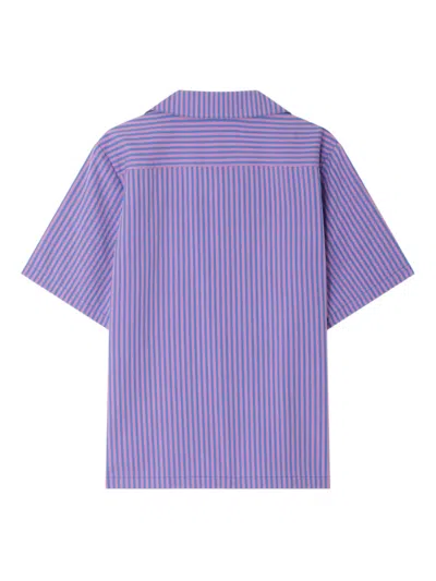 Bonpoint Fabri Striped Shirt In Blue