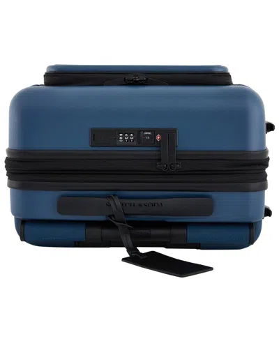 Scotch & Soda Tilburg 22" Carry-on Laptop Luggage In Blue
