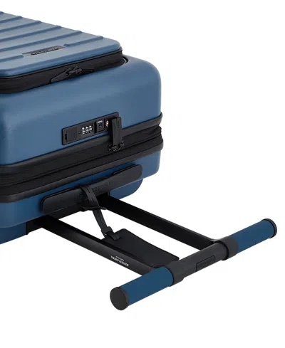 Scotch & Soda Tilburg 22" Carry-on Laptop Luggage In Blue