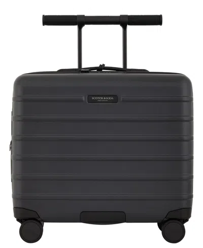Scotch & Soda Tilburg 19" Carry-on Briefcase Luggage In Black