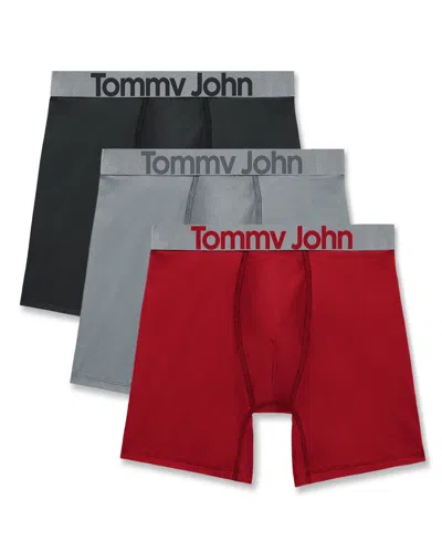 Tommy John Men's Sport Micro Boxer Briefs, 3-pack In Multi
