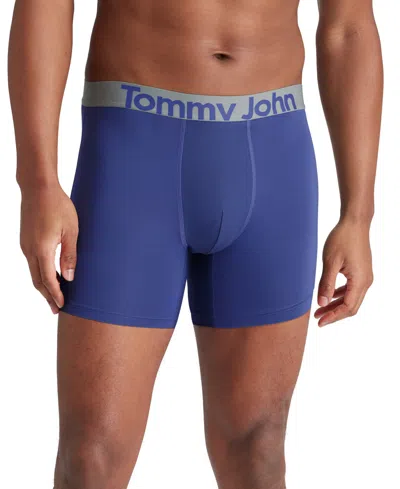 Tommy John Men's Sport Micro Boxer Briefs, 3-pack In Blue