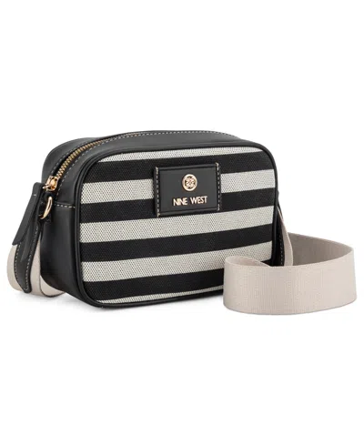 Nine West Caireann Camera Small Crossbody Bag In Black