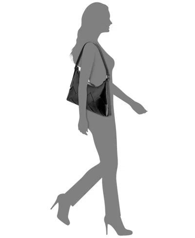 Nine West Jaslee Convertible Chain Flap Crossbody Bag In Black