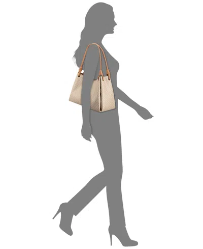 Nine West Lakelyn Large Tote Bag In Brown