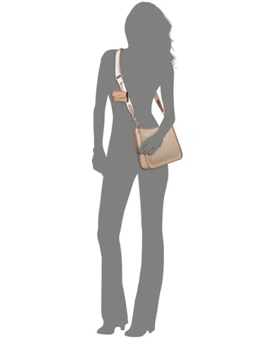 Nine West Nalini Large Swing Crossbody Bag In Neutral