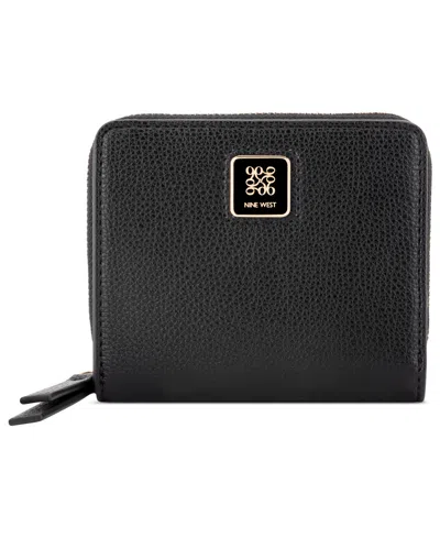 Nine West Lockup 9 French Wallet In Black