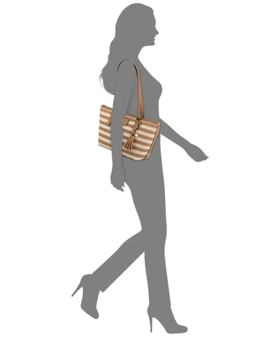 Nine West Lakelyn Large Tote Bag In Brown