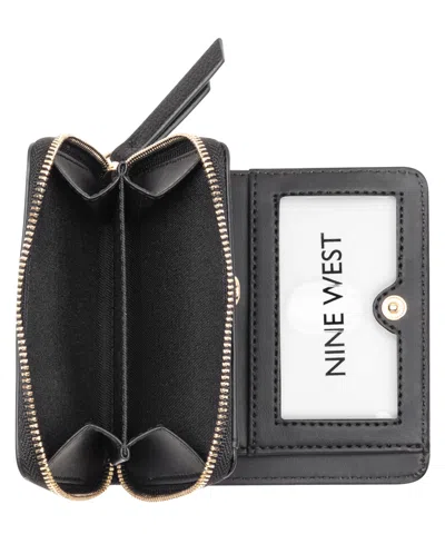 Nine West Lockup 9 French Wallet In Black