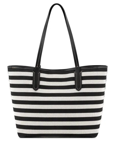 Nine West Lyra Large Laptop Tote Bag In Black