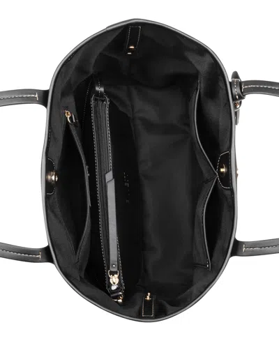 Nine West Lyra Large Laptop Tote Bag In Black