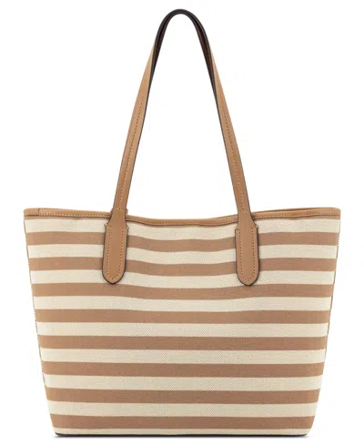 Nine West Lyra Large Laptop Tote Bag In Brown