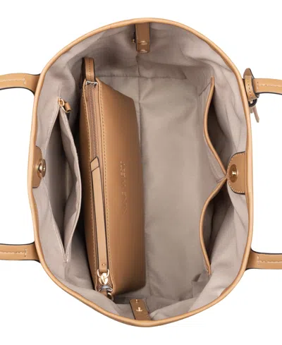 Nine West Lyra Large Laptop Tote Bag In Brown