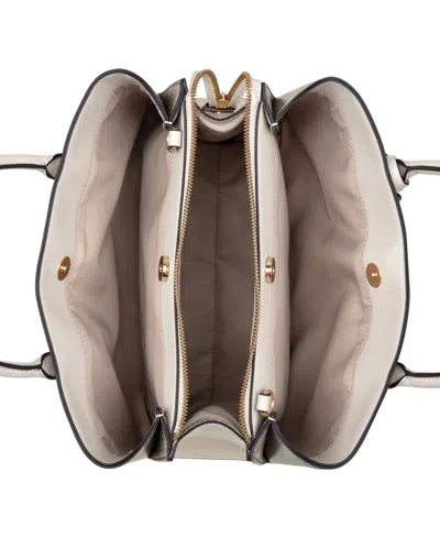 Nine West Kyrie Triple Compartment Satchel Bag In Brown